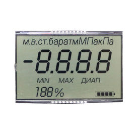 Segment OEM Wyświetlacz LCD HTN Monochromatyczny odrysowany polaryzator typu Metal Pin Connector
