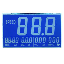 Cyfra niebieski wyświetlacz LCD Rohs, maszyny sportowe alfanumeryczne wyświetlacz LCD