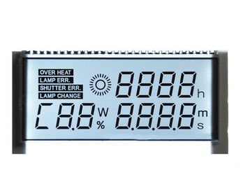 Niestandardowy pozytywny wyświetlacz LCD STN Siedem segmentów do deski rozdzielczej samochodu 1/4 Duty Metoda jazdy