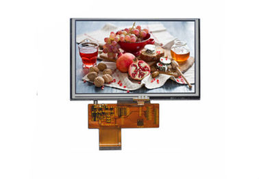 5-calowy wyświetlacz TFT LCD Rozdzielczość 800 x 480 Pojemnościowy ekran dotykowy do urządzeń przemysłowych