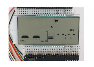Monochromatyczny wyświetlacz LCD 7 segmentów HTN do instrumentu ze złączem Zebra