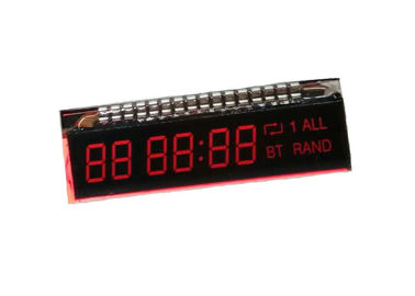 Negatywny wyświetlacz LCD z siedmioma segmentami z metalowym złączem PIn do timera elektronicznego