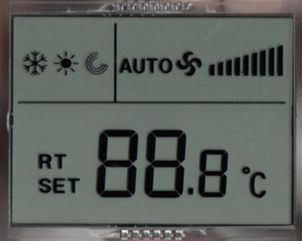 Niestandardowy wyświetlacz LCD Zebra / TN HTN Moduł wyświetlacza LCD do termostatu
