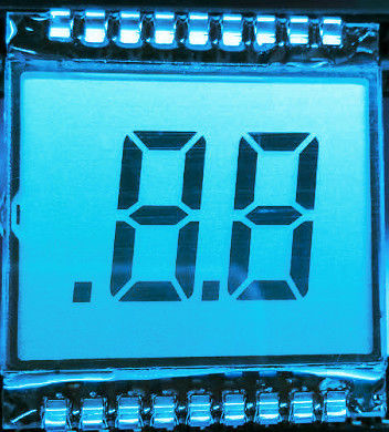 Metalowy pinowy wyświetlacz segmentowy TN LCD do sprzętu elektronicznego