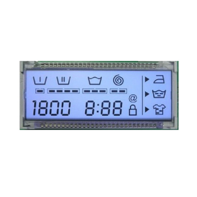 Przenośny wyświetlacz LCD FSTN do ładowania, przezroczysty 7-segmentowy ekran LCD