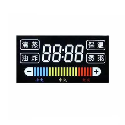 4,5 V Dostosuj 7-segmentowy wyświetlacz LCD, ciekłokrystaliczny monochromatyczny moduł LCD