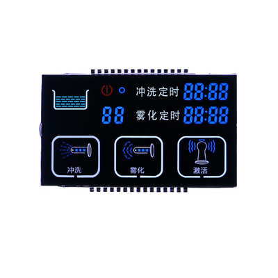 Dostosuj 7-segmentowy wyświetlacz LCD, dostosowany wyświetlacz LCD VA OEM ODM