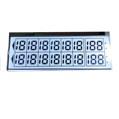 Monochromatyczny mały 6-calowy zegar dodatni TN 50-pinowy wyświetlacz LCD 6-cyfrowy 7-segmentowy