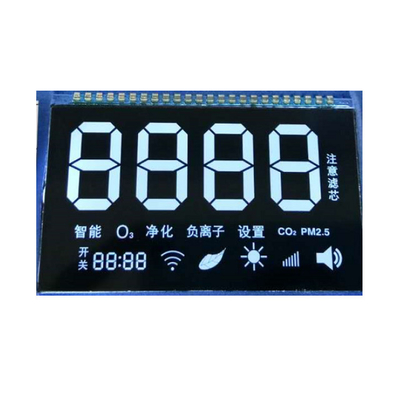 Oem Odm Pin Connector Programowalny wyświetlacz LCD VA 6 O'Clock Monochromatyczny
