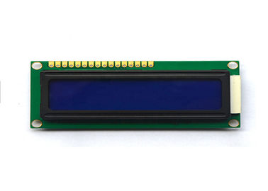 Ujemny wyświetlacz LCM LCD 2 X 16 Rozdzielczość 1602 STN Monochromatyczny z 16 pinami