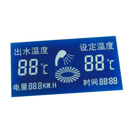 Transmissive Blue Film Wyświetlacz LCD HTN Panel negatywny do podgrzewacza wody