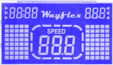 Znak cyfrowy niebieski ekran LCD, programowalny wyświetlacz LCD do biegania maszyny / maszyny sportowe