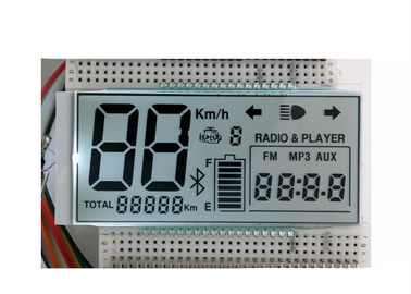 Monochromatyczny wyświetlacz LCD 7 segmentów HTN do instrumentu ze złączem Zebra