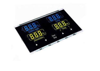 Niestandardowy wyświetlacz dotykowy 7-segmentowy wyświetlacz LCD VA do systemu grzewczego