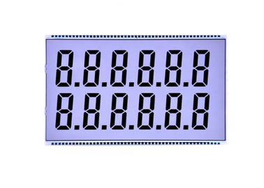 Wyświetlacz Lcd TN Niestandardowy cyfrowy wyświetlacz Lcd 7 segmentów Przezroczysty ekran Lcd Monochromatyczny panel Lcd do tablicy rozdzielczej paliwa