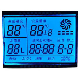 Statyczny / dynamiczny ekran cyfrowy LCD do mechanicznych liczników ciepła 7 Segment