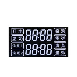 Rozmiar niestandardowy 7 segmentów Ekran kwadratowy HTN Wyświetlacz LCD 12 PIN Statyczna metoda jazdy