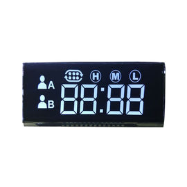 Metalowy wyświetlacz LCD z cyfrowym wyświetlaczem LCD / HTN z dodatnim transfleksyjnym wyświetlaczem