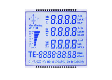 Kontrastowy wyświetlacz LCD STN z 7-segmentowym szerokim ekranem dla produktów elektronicznych
