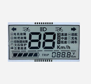 Siedmiosegmentowy wyświetlacz LCD TN / Monochromatyczny wyświetlacz numeryczny LCD z odblaskiem