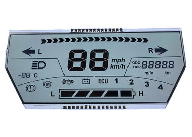 Siedmiosegmentowy wyświetlacz LCD TN / Monochromatyczny wyświetlacz numeryczny LCD z odblaskiem