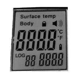 Wyświetlacz segmentowy LCD z interfejsem Zebra do termometru na podczerwień