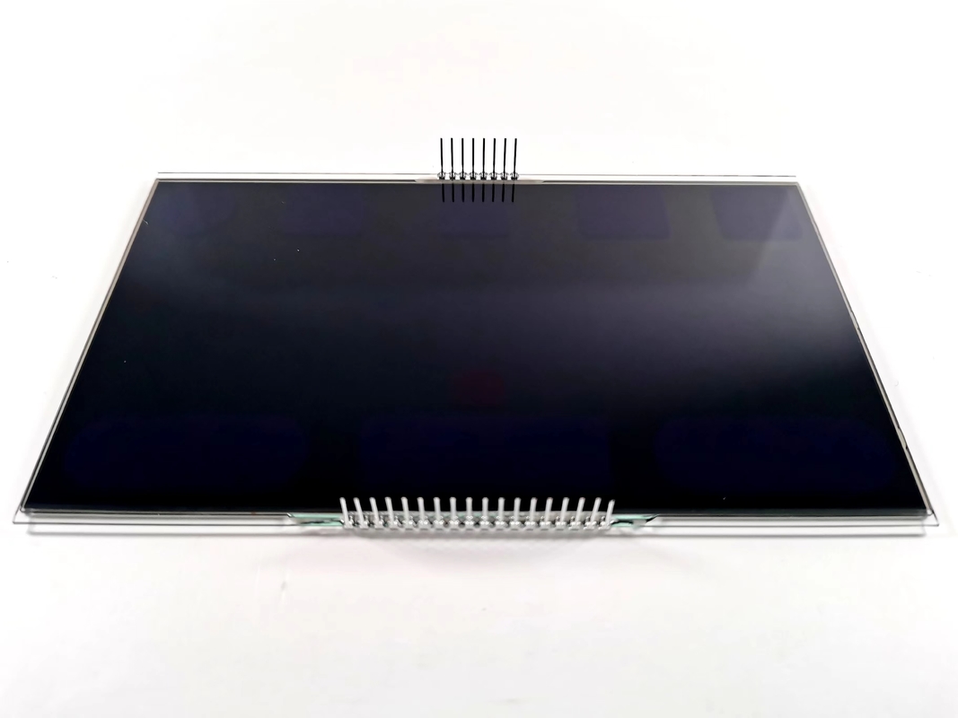 12 O Clock Negatywny VA LCD Display Czarny segment Cyfrowy Graficzny LCD Szklany VA Panel Do Termostatu