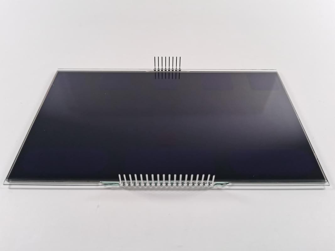 12 O Clock Negatywny VA LCD Display Czarny segment Cyfrowy Graficzny LCD Szklany VA Panel Do Termostatu