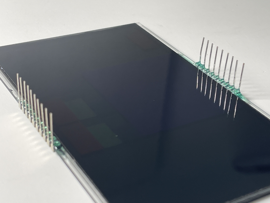Ceny hurtowe VA Segment LCD Display Kolor PIN Control Screen Białe podświetlenie dla masażysty