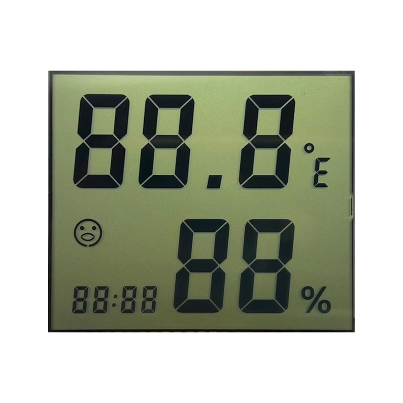 3.0 V Przekaźnik TN LCD Display Segment Code LCD Screen For Hygrothermograph