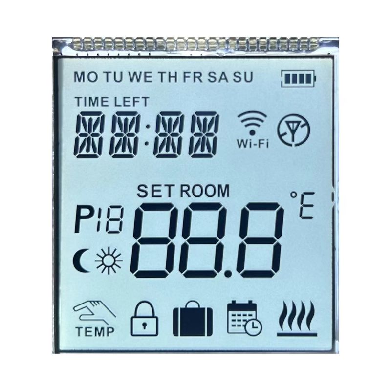 4.2 V pozytywny ekran HTN 12 O' CLOCK Transflekcyjny kod segmentu kontroli temperatury