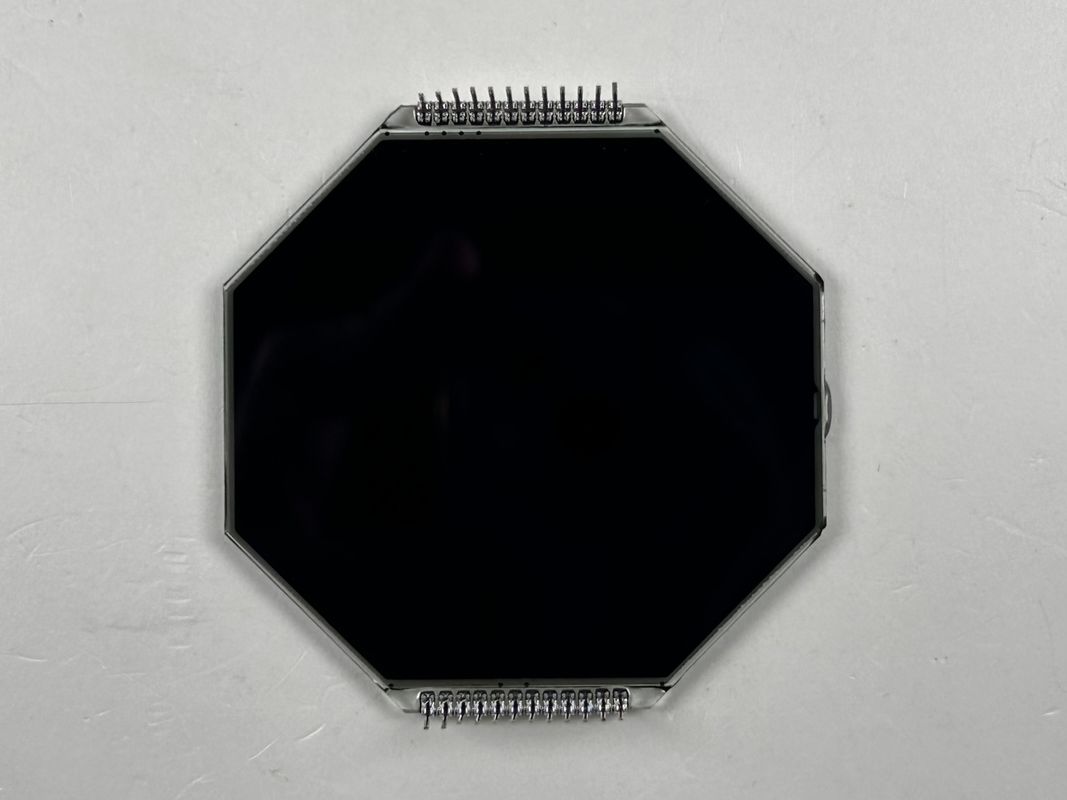 Zindywidualizowany wyświetlacz matrycowy HTN LCD Osiem kształtu Monochrom 7 segment Graficzny ekran LCD Do instrumentów motocykli