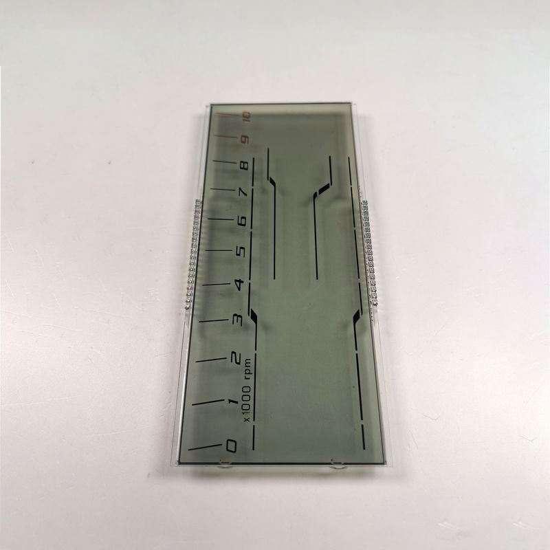 Producent Tanie niestandardowe wyświetlacz HTN LCD Osiem kształtu Monochrom 7 segment graficzny ekran LCD dla motocykli instrumentów