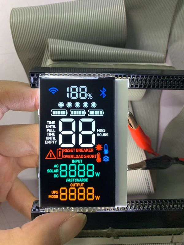 Wysokokontrastowy moduł LCD VA Monochrom Display dla ekranu zasilania zewnętrznego i wewnętrznego