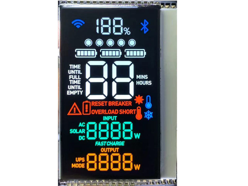 Wysokokontrastowy moduł LCD VA Monochrom Display dla ekranu zasilania zewnętrznego i wewnętrznego