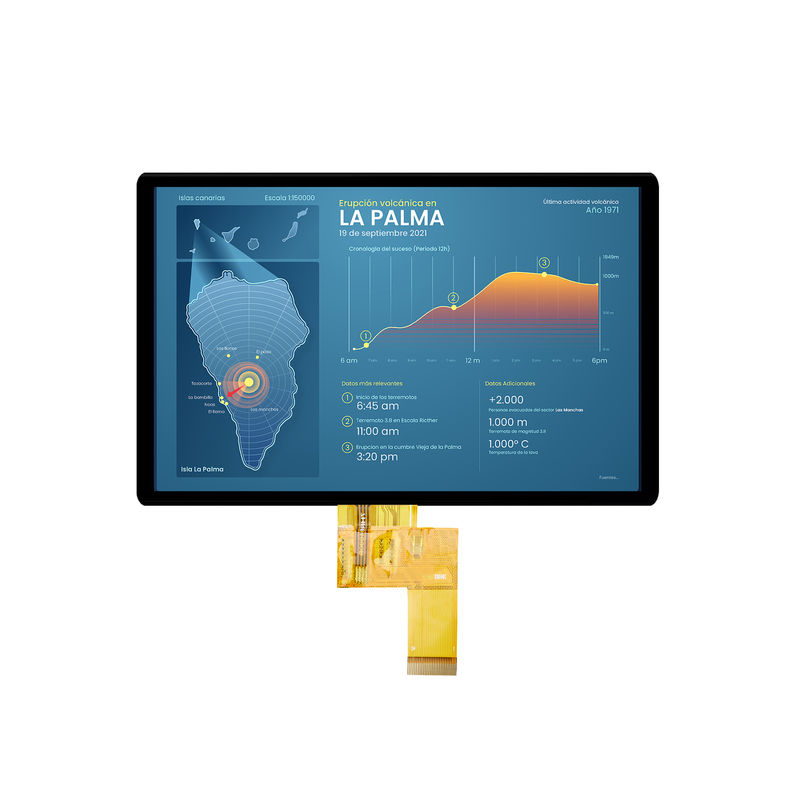 Niestandardowy moduł TFT Wysoka jasność IPS/VA TFT LCD z CTP/RTP dla urządzeń medycznych