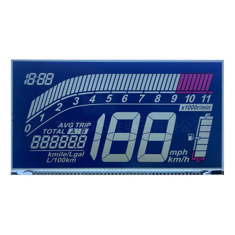 Niestandardowy ekran LCD do Yamaha HTN LCD do motocykli, niestandardowy wyświetlacz LCD segmentowy