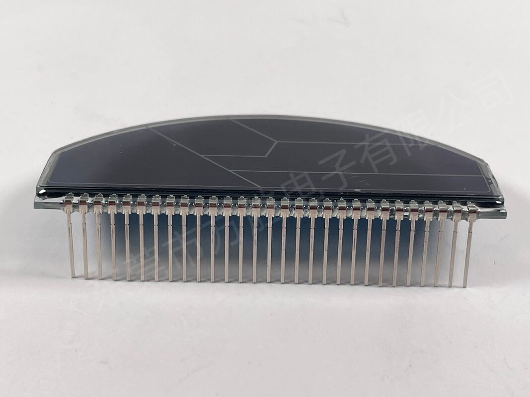 Niestandardowy niebieski film motocyklowy ekran LCD Wyświetlacze LCD monochromatyczne Półokrągły prędkościomierz Wyświetlacz LCD