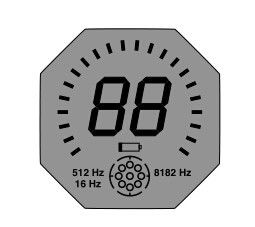 Octagon Shape Custom Display LCD Special Design 3.0V do narzędzi przemysłowych