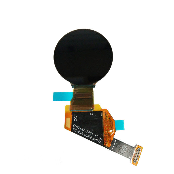 SPI / MIPI 350 nitów Niestandardowy wyświetlacz OLED, 1,19-calowy wyświetlacz graficzny Micro OLED