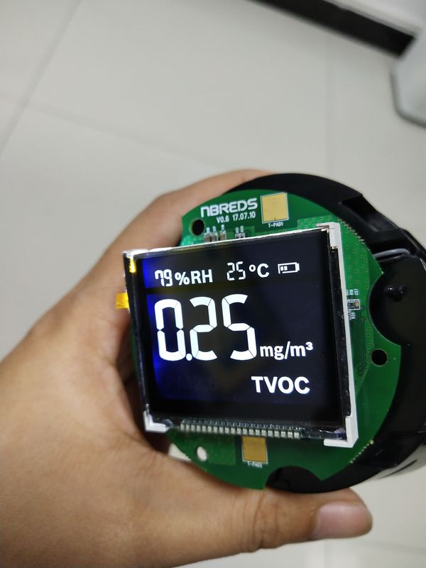 Czarny kolor Wysoki kontrast VA Wyświetlacz LCD do inteligentnego termostatu CE ROHS
