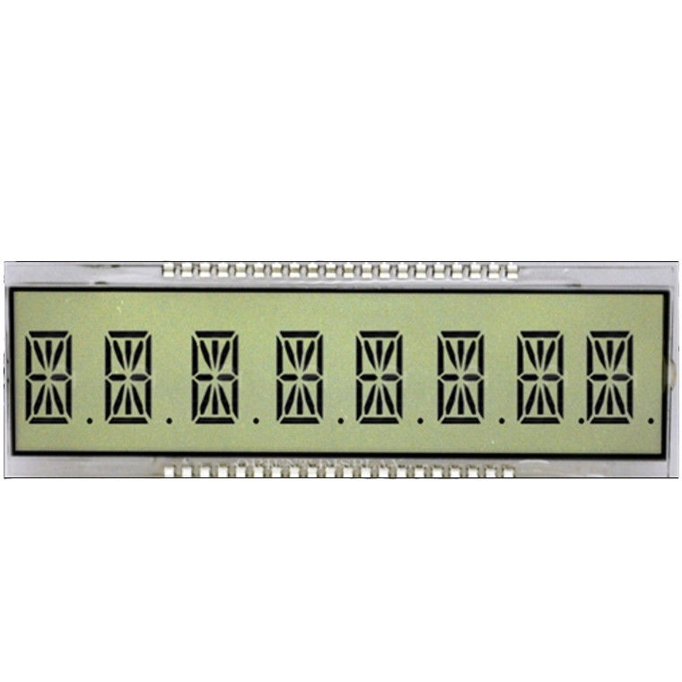 3,5 V Rozmiar niestandardowy 7 segmentowy wyświetlacz LCD Moduł TN LCD do urządzenia