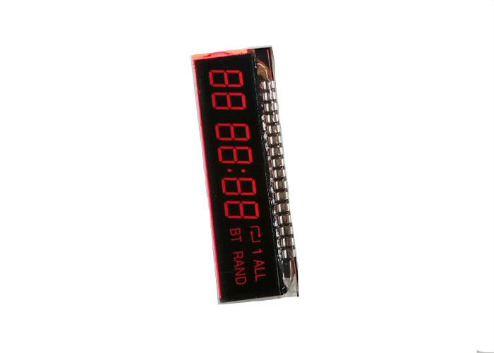Negatywny wyświetlacz LCD z siedmioma segmentami z metalowym złączem PIn do timera elektronicznego