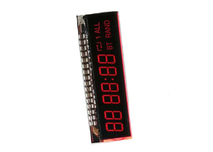 Negatywny wyświetlacz LCD z siedmioma segmentami z metalowym złączem PIn do timera elektronicznego