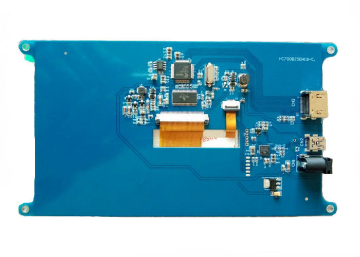 Wysokiej jasności wyświetlacz HDMI i płytka napędowa PCB dla Raspberry Pi 3 6 O' Clock Widok 7 cali