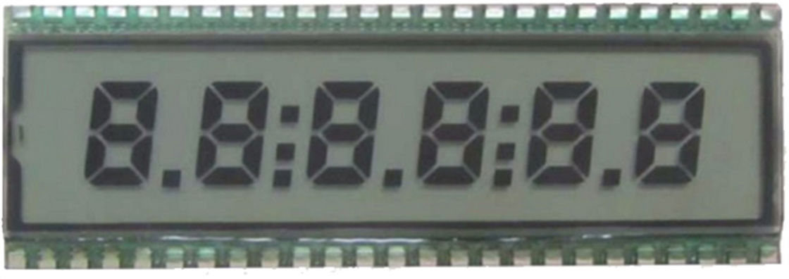 White Color TN LCD Display Niestandardowy numeryczny wyświetlacz LCD Monochromatyczny moduł