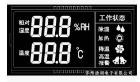 Niestandardowy 7-segmentowy moduł wyświetlacza monochromatycznego LCD typu VA Kontrastowy wyświetlacz LCD z białym podświetleniem LED