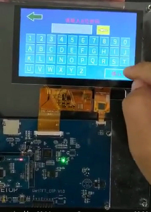 4,3-calowy inteligentny wyświetlacz TFT LCD do kolorowego wyświetlacza LCD / numerycznego