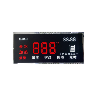6 O'Clock Niestandardowy monitor LCD Programowalny 3,3 V 7 segmentów do licznika energii elektrycznej