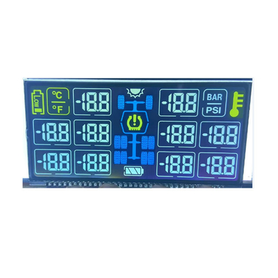 Panel o niestandardowym rozmiarze Pozytywny cyfrowy ekran LCD, 6-cyfrowy 7-segmentowy wyświetlacz LCD